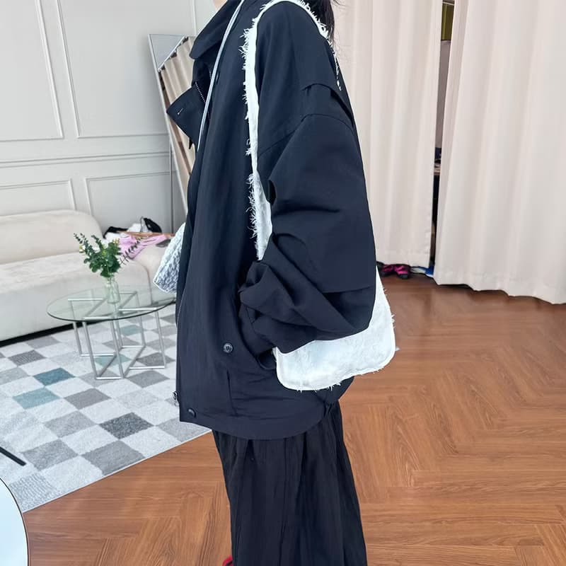 petal shoulder bag (ivory)