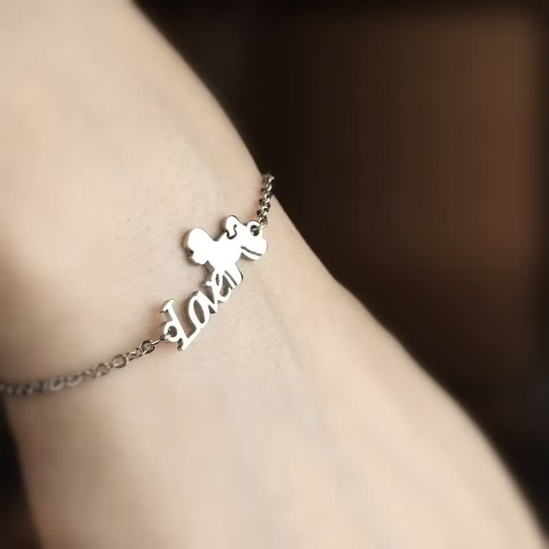 LOVE不鏽鋼手鍊