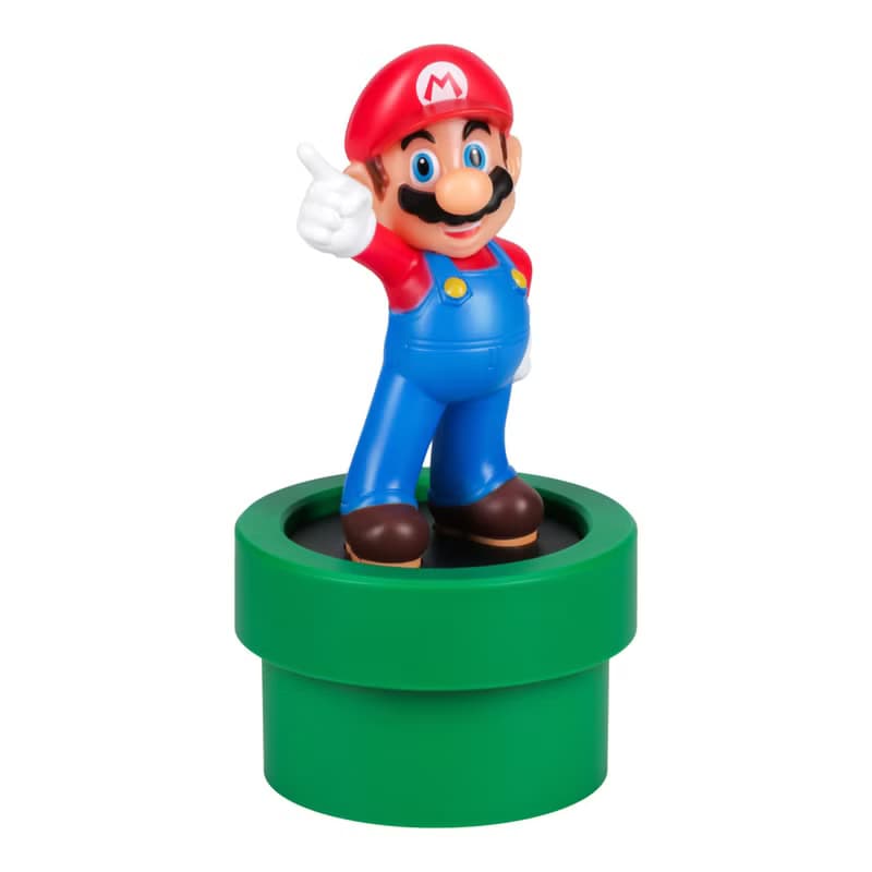 官方授權任天堂二合一瑪利歐 Mario Figurine 夜燈 20cm高