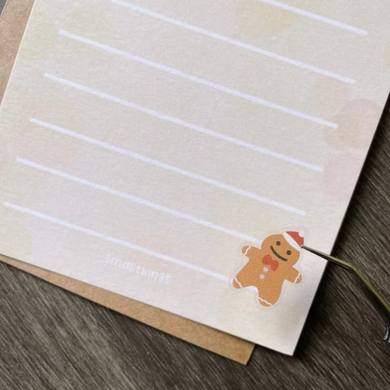 _smallthings 透明聖誕貼紙