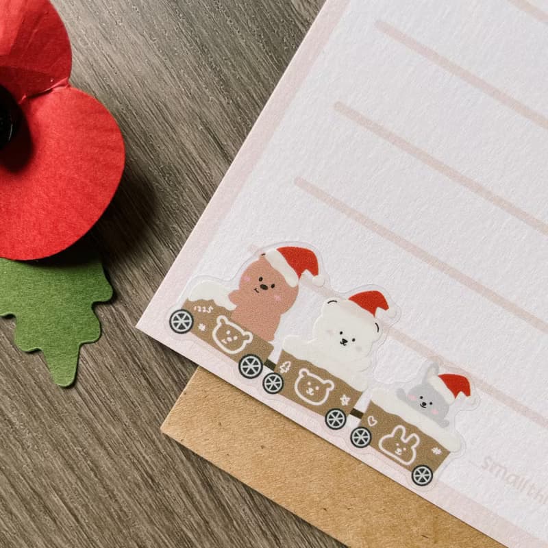 _smallthings 透明聖誕貼紙