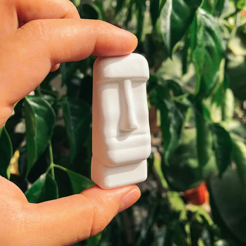 5件組 摩艾擴香石 實用小香禮盒 附贈1ml精油 /薰衣草/甜橙/檸檬