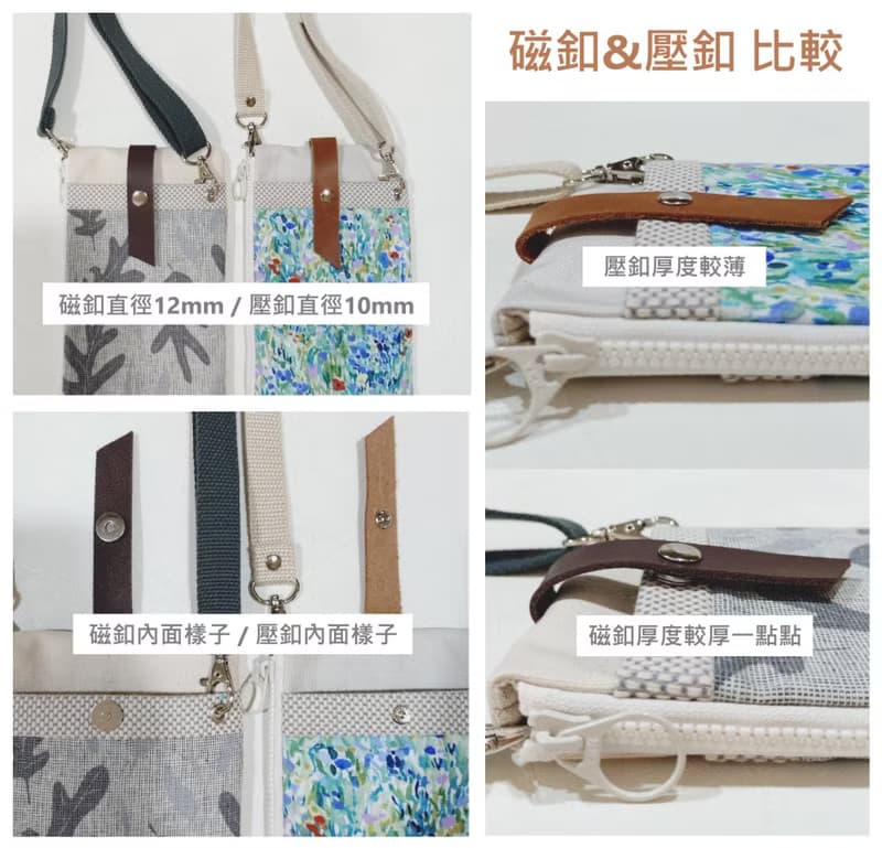 【FPH/3Way手機包(可直可橫)】純色 中性 灰白 胚白 日本帆布先染