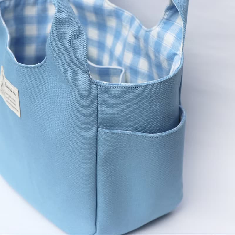【MY HANDMADE】大容量提袋 l 日本棉布、帆布