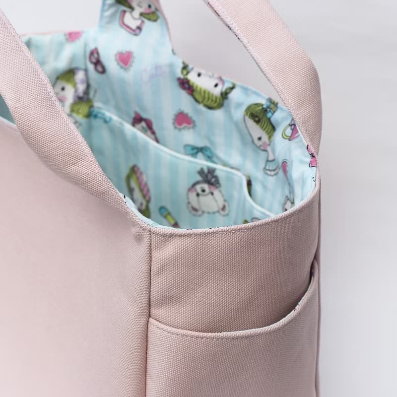 【MY HANDMADE】大容量提袋 l 日本棉布、帆布