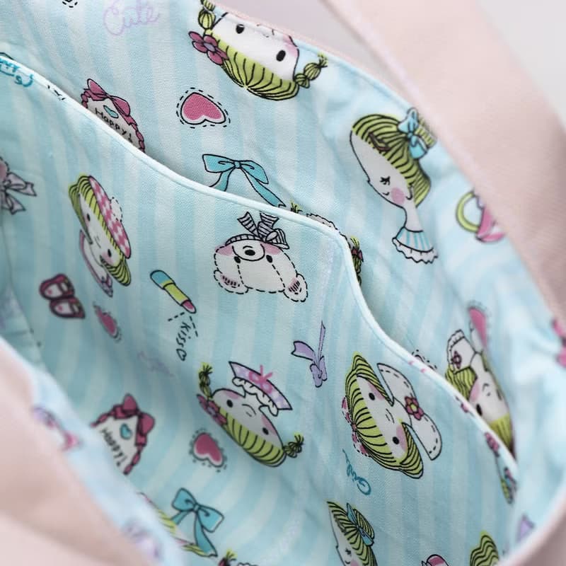 【MY HANDMADE】大容量提袋 l 日本棉布、帆布