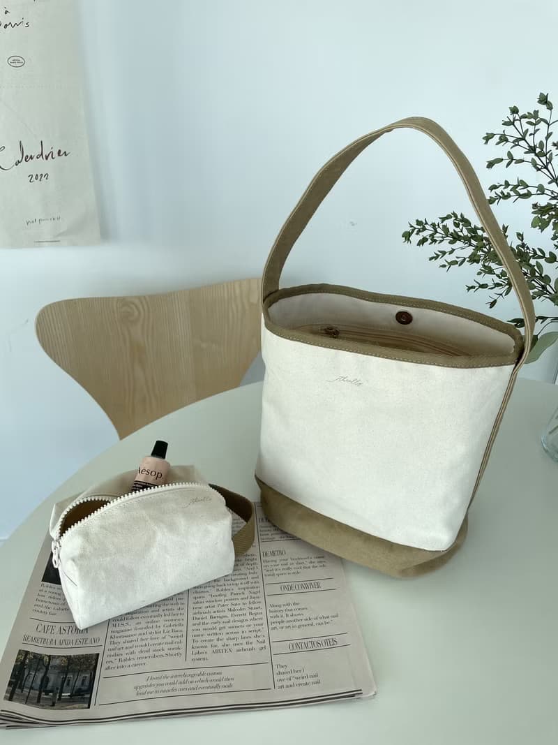 韓國 The Ally | ELIN BAG (送化妝袋) | 米色 | 手袋 單肩包