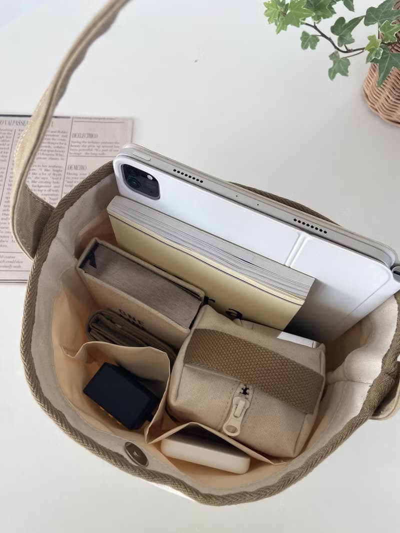 韓國 The Ally | ELIN BAG (送化妝袋) | 米色 | 手袋 單肩包