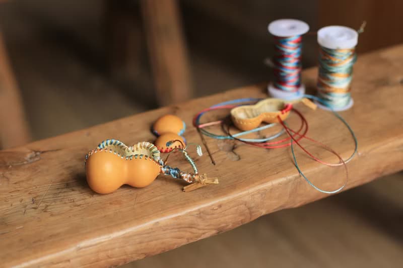 No.8-原創 & 天然迷你葫蘆 香囊 | 全手工藏式編繩