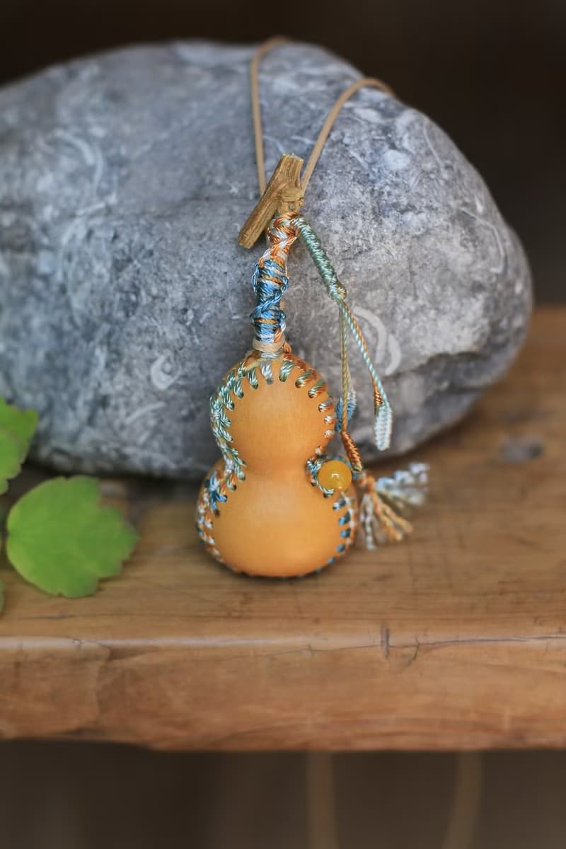 No.8-原創 & 天然迷你葫蘆 香囊 | 全手工藏式編繩