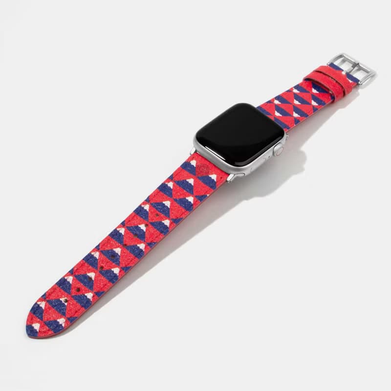 Jessenia Original Apple Watch 環保菠蘿皮錶帶 富士山圖案