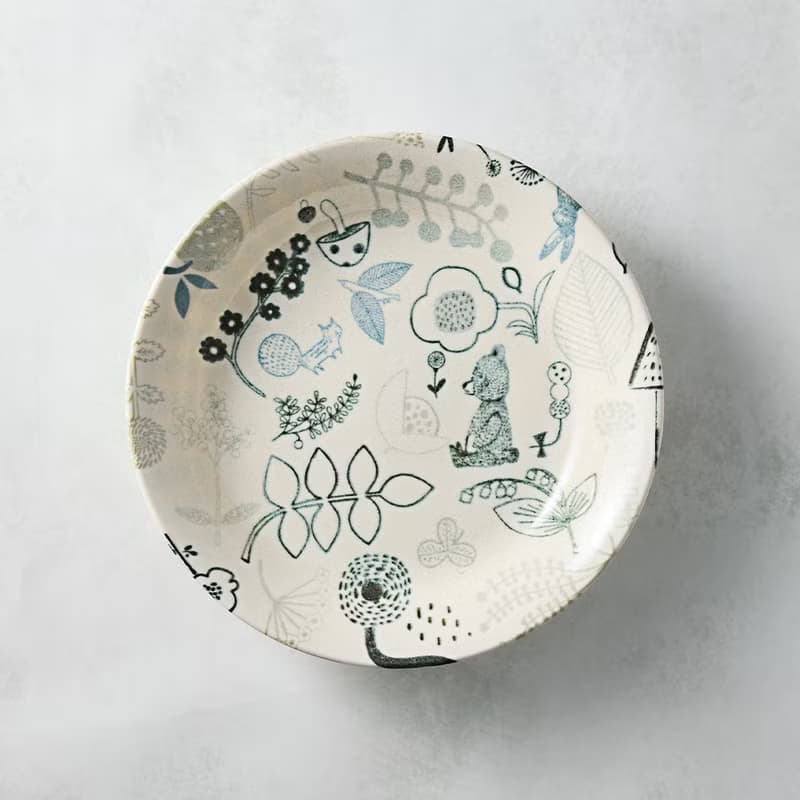 日本美濃燒 - 輕量咖哩盤 - 四款任選 (21.7cm)