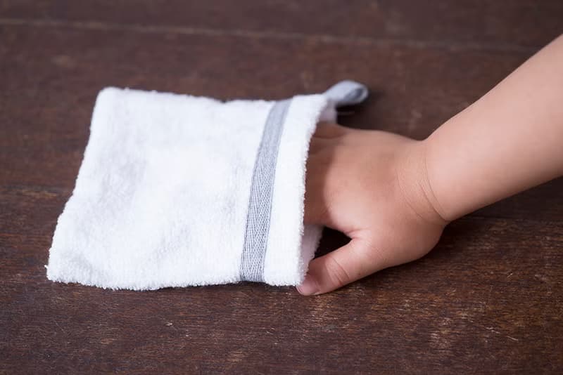 小小孩的抹布手套 (5件裝)