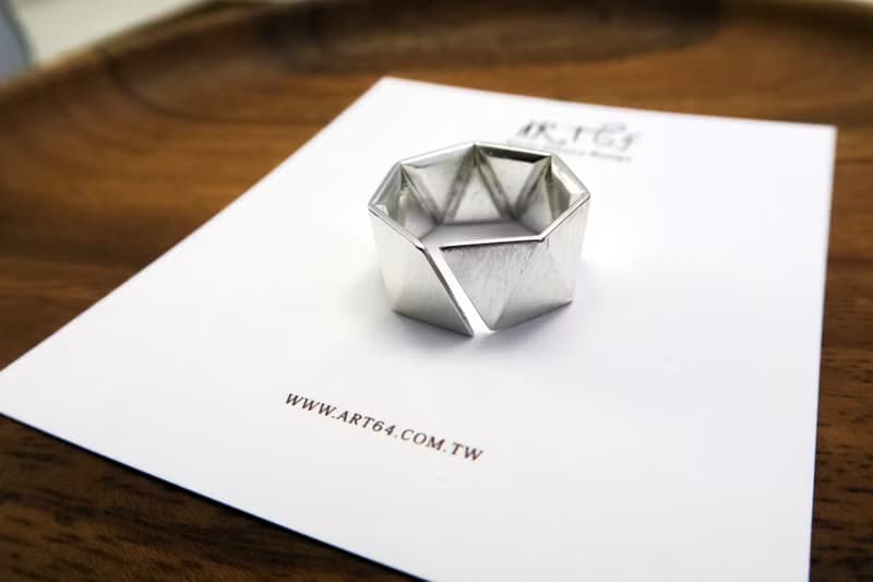 續未來 三角形(大) 925純銀戒指-64DESIGN