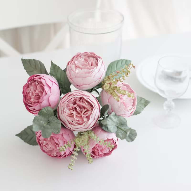 A BUNCH OF PINK PEONY - Flower Bunch for Decoration
