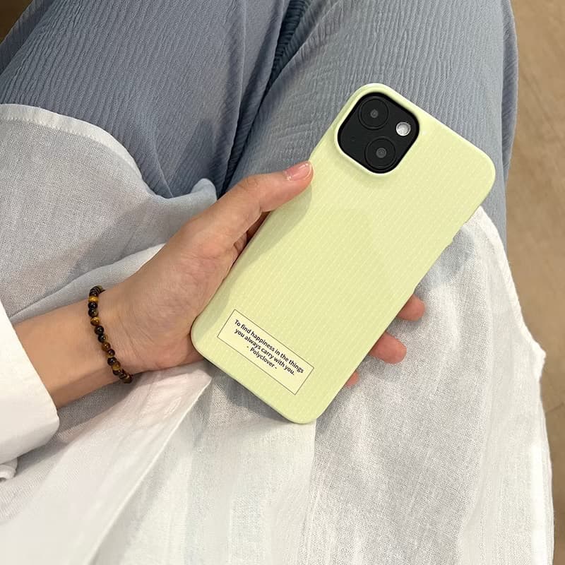 yellow green dotted line iphone case
