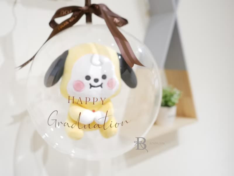 氣球花束【BTS玩偶款】波波球 彌月禮/生日禮物/告白氣球