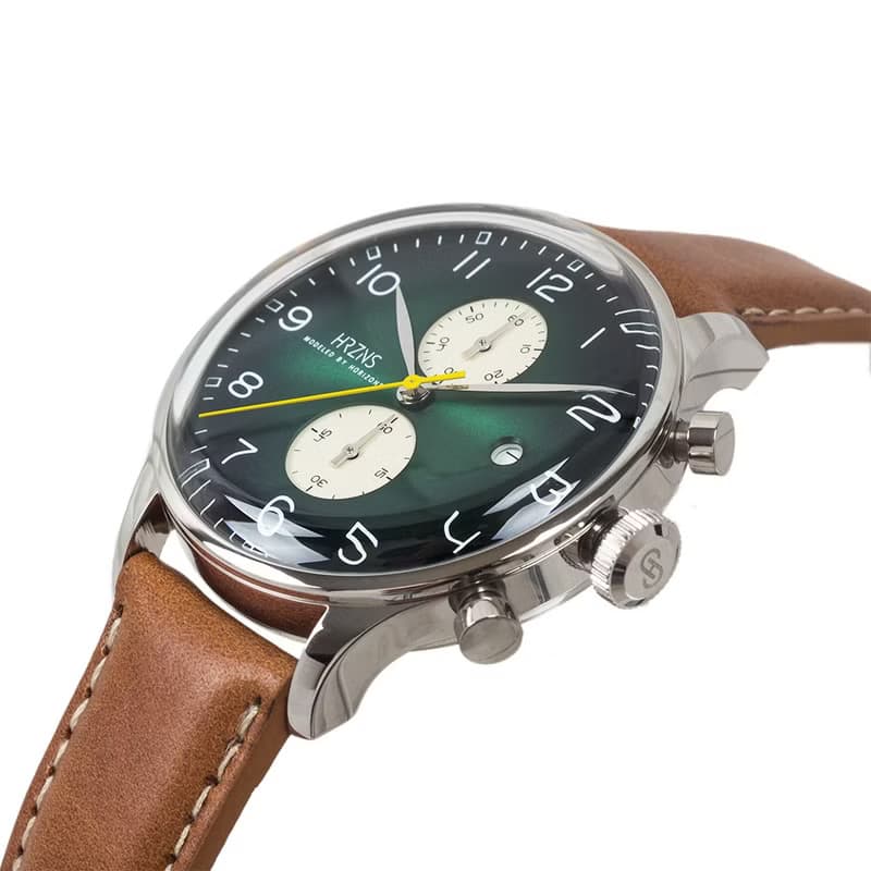 墨綠色 CH-41 Uranus 計時功能手錶 | BUTTERO皮帶或鋼帶