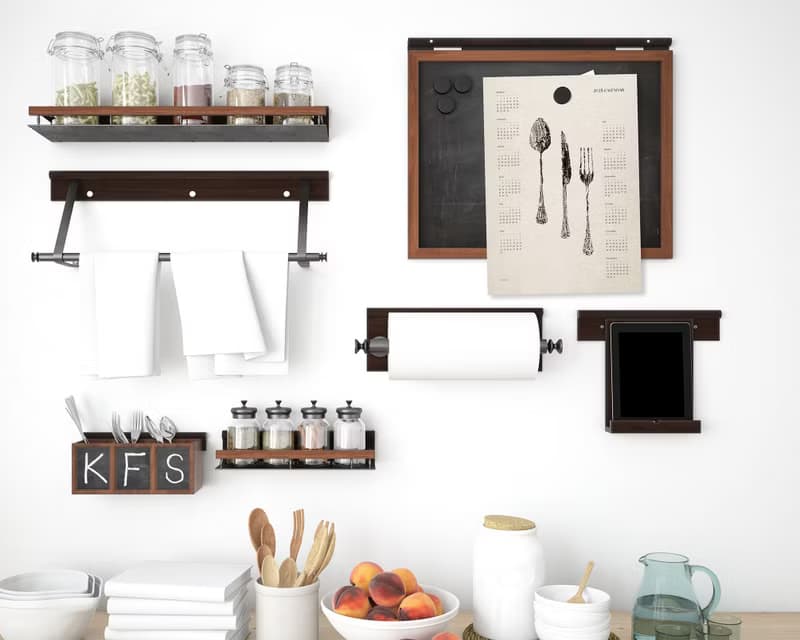 【數位】2025 Yearly Calendar Abstract Spoon Fork Knife Monotype Poster Printable Wall