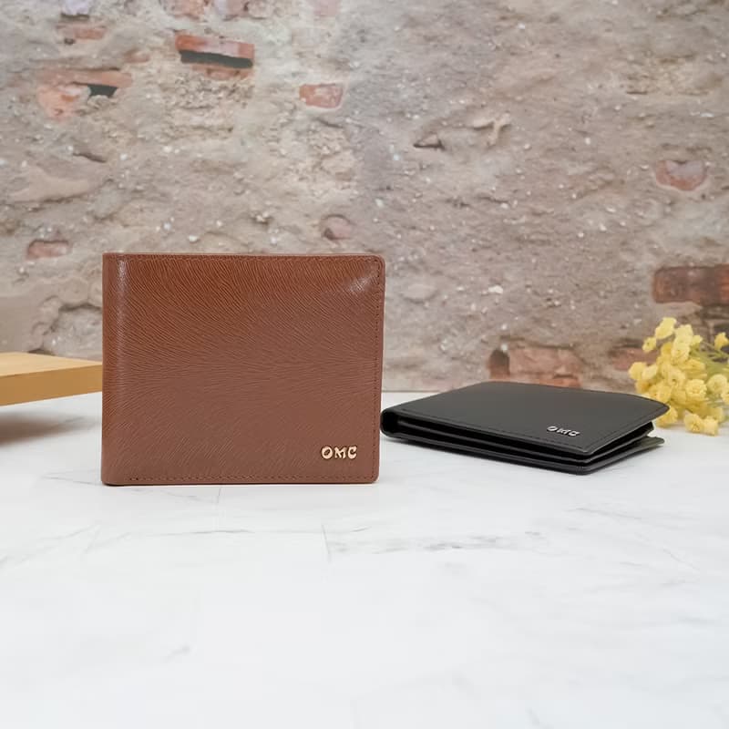 10卡1照-馬鬃紋-上下翻活頁牛皮短夾28801(棕色)