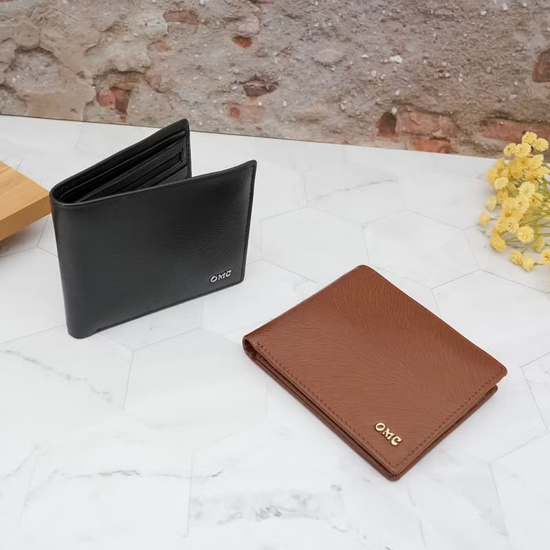 10卡1照-馬鬃紋-上下翻活頁牛皮短夾28801(棕色)