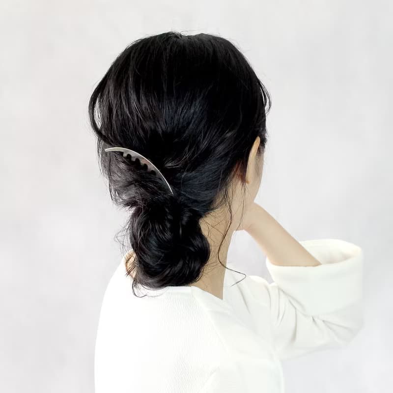 KANZASHI Comb 【Arc liner comb / Silver】
