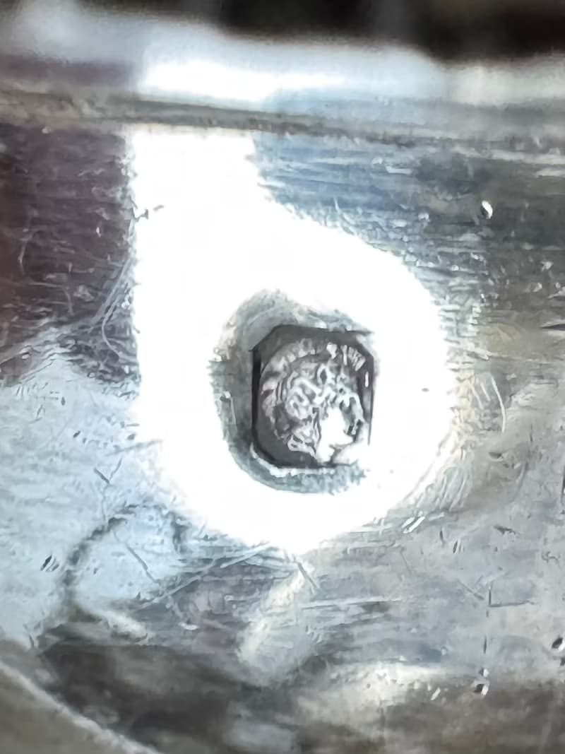 50260-絕美法國古董Art Nouveau純銀鏤空雕花濾茶器