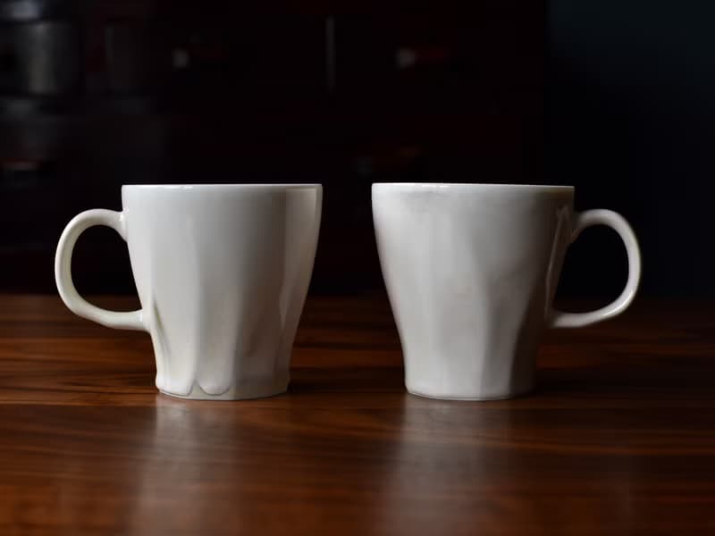 陶事 花跡 把手咖啡杯