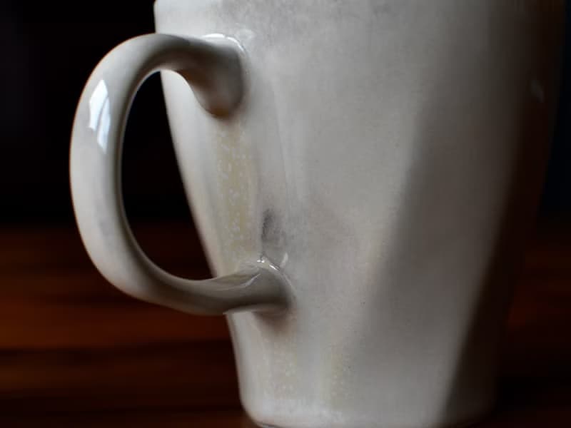 陶事 花跡 把手咖啡杯