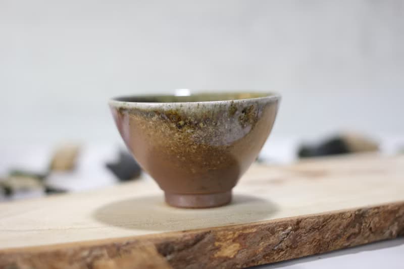 【送禮好物】40ml 柴燒 天然落灰 茶杯 鶯歌名家葉敏祥作