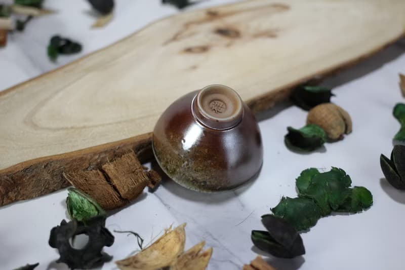 【送禮好物】40ml 柴燒 天然落灰 茶杯 鶯歌名家葉敏祥作