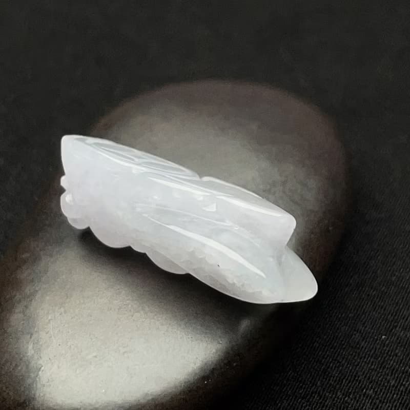 冰種翡翠蟬 | 天然緬甸玉翡翠A貨