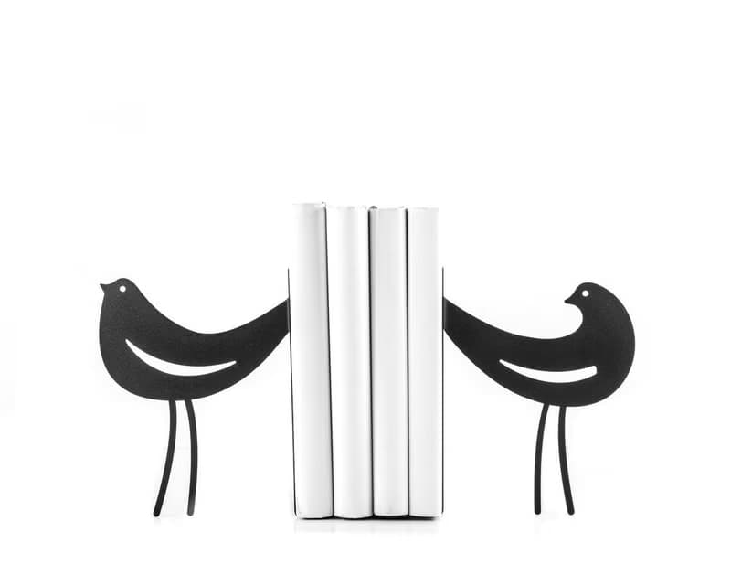 Metal Bookends Interaction // functional decor for modern home // FREE SHIPPING/