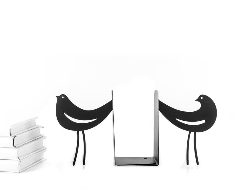 Metal Bookends Interaction // functional decor for modern home // FREE SHIPPING/