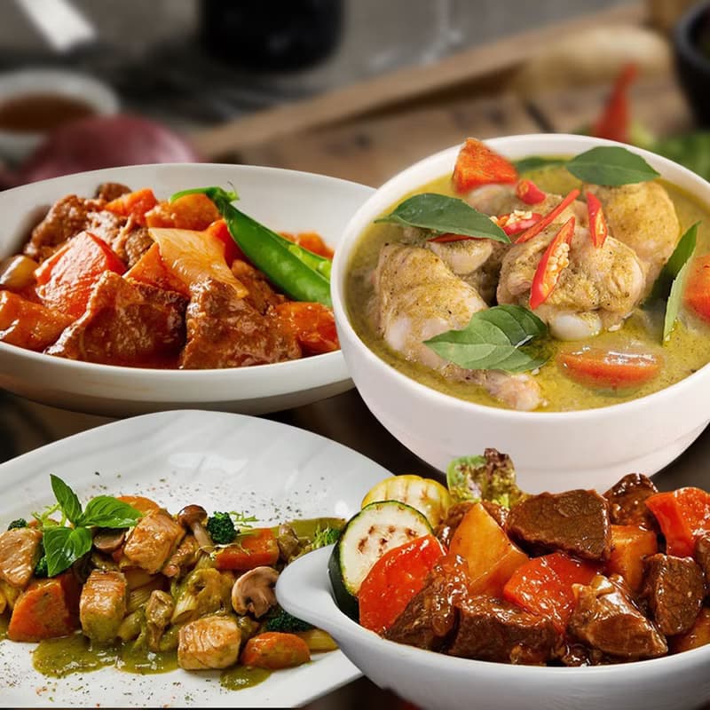 【免運組】帶你出國【漢典食品】異國料理包8入組(綠咖哩、燉豬肉