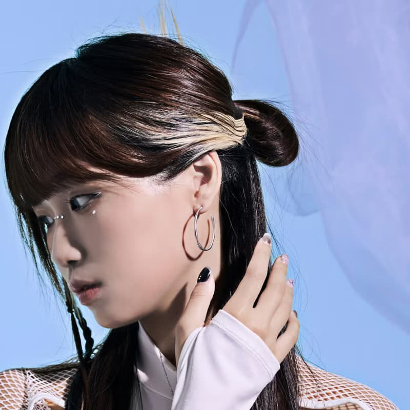 Galaxy。星際 霧面純銀大圈耳環