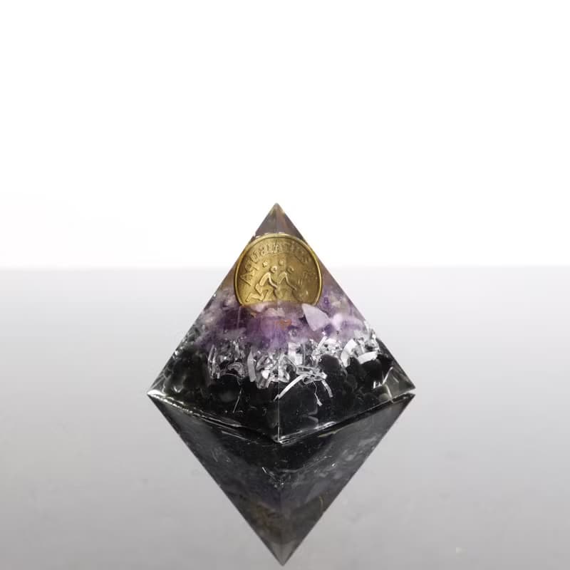 【畢業禮物】星座系列水瓶座金字塔-奧剛Orgonite交換祝福交