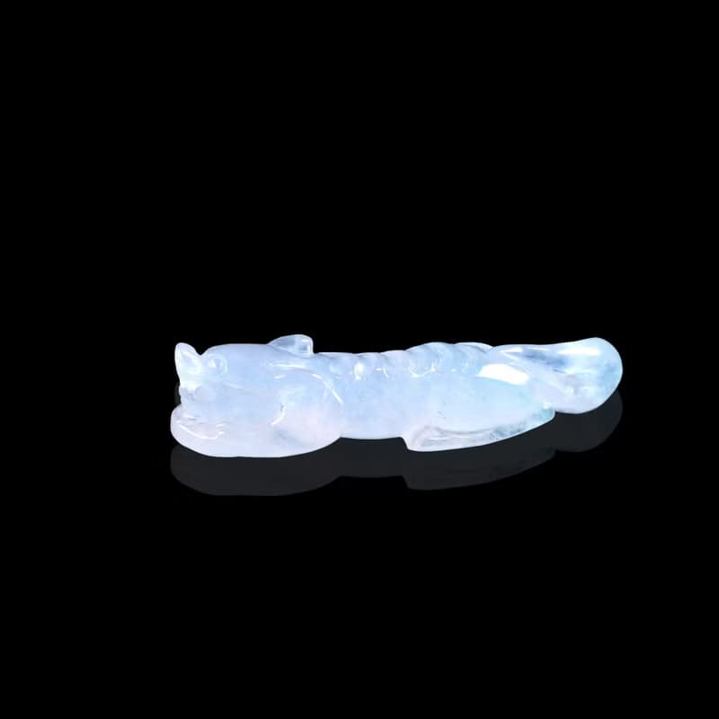 【合家歡】冰種翡翠巧雕合獾擺飾擺件 | 天然緬甸玉翡翠A貨| 送禮