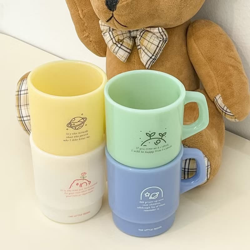 Milk Glass with the Little Prince in it - 250ml