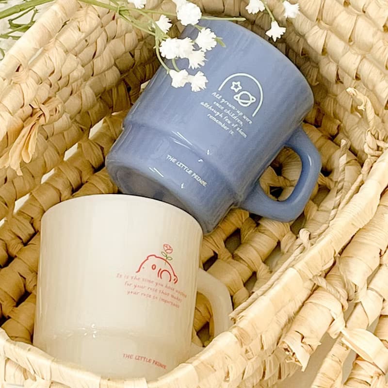 Milk Glass with the Little Prince in it - 250ml