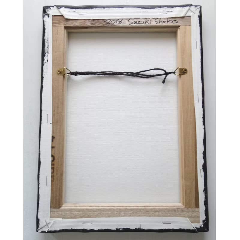 招き猫のグラフィティアート 原画 絵画 キャンバス画 動物の絵 モンスター モノクロ