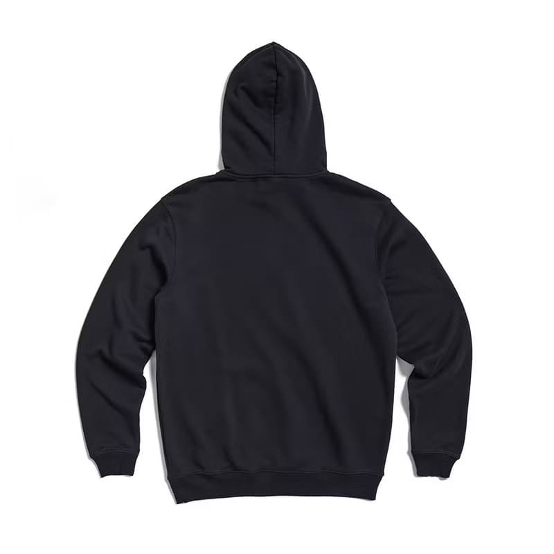 EDWIN 東京散策系列 招財貓連帽長袖T恤-男女款 (黑色)