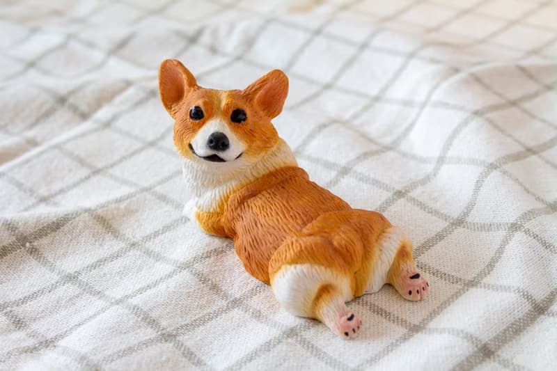 短腿柯基犬 回眸動物系列 擺飾 / 筆架 / 辦公室療癒小物 禮物