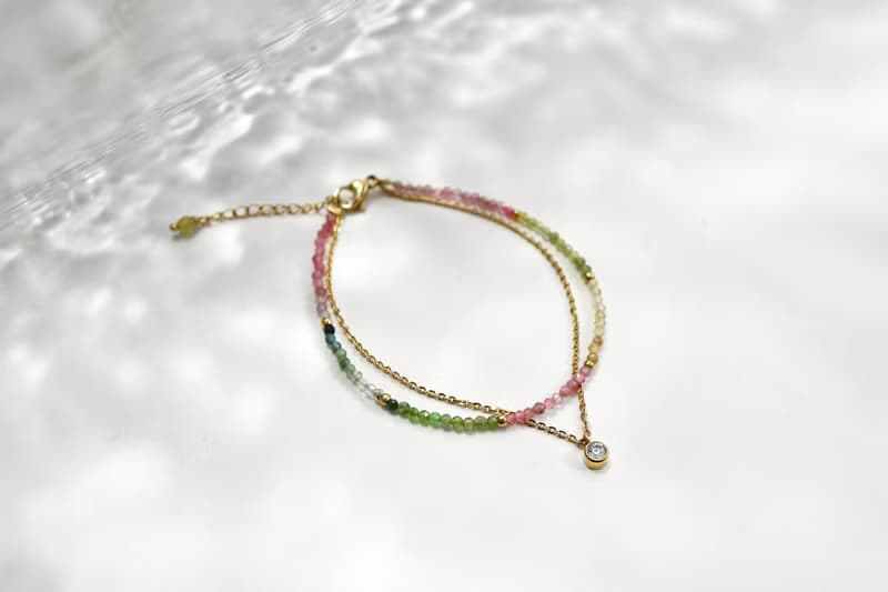 Colorful。碧璽漸層手鍊