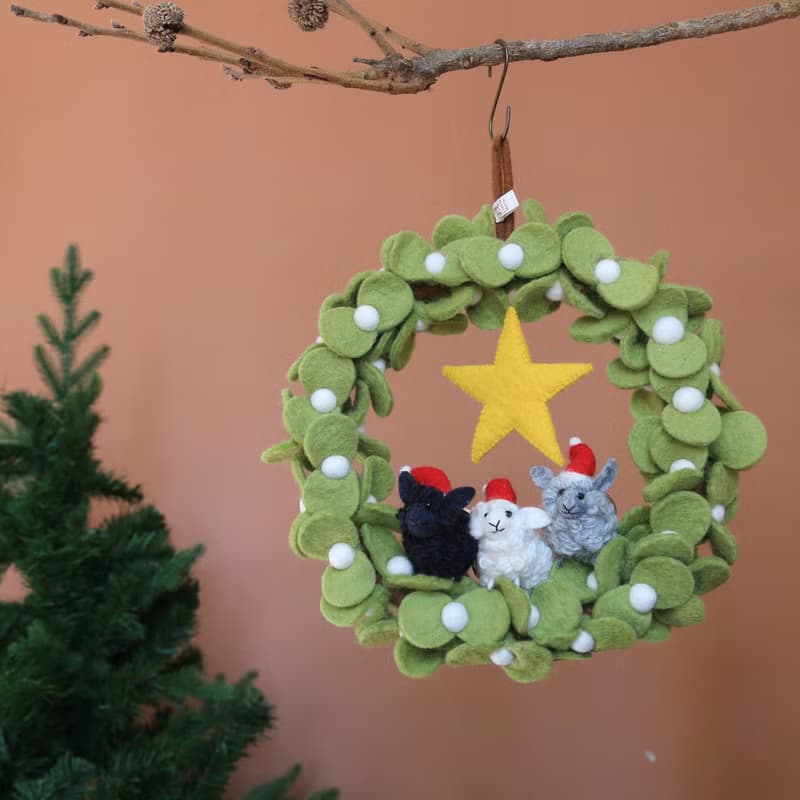 聖誕花圈組/ 槲寄生 / 羊羊得意