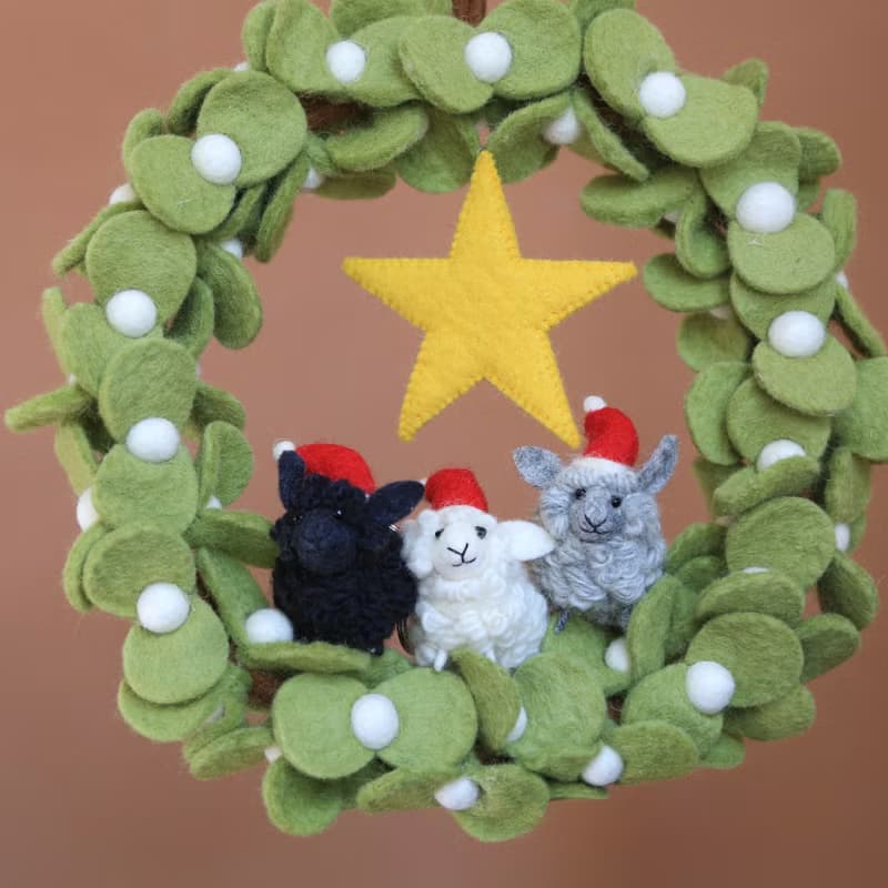 聖誕花圈組/ 槲寄生 / 羊羊得意