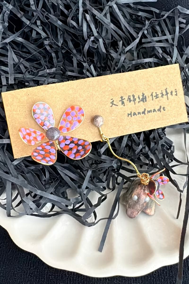 萬聖節限定款 俏皮鬼耳環 耳夾款