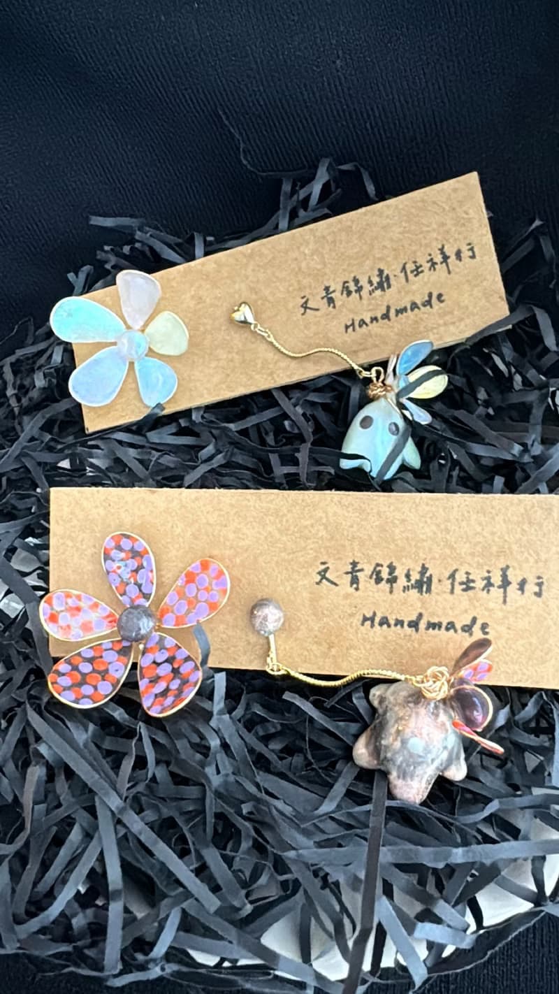 萬聖節限定款 俏皮鬼耳環 耳夾款