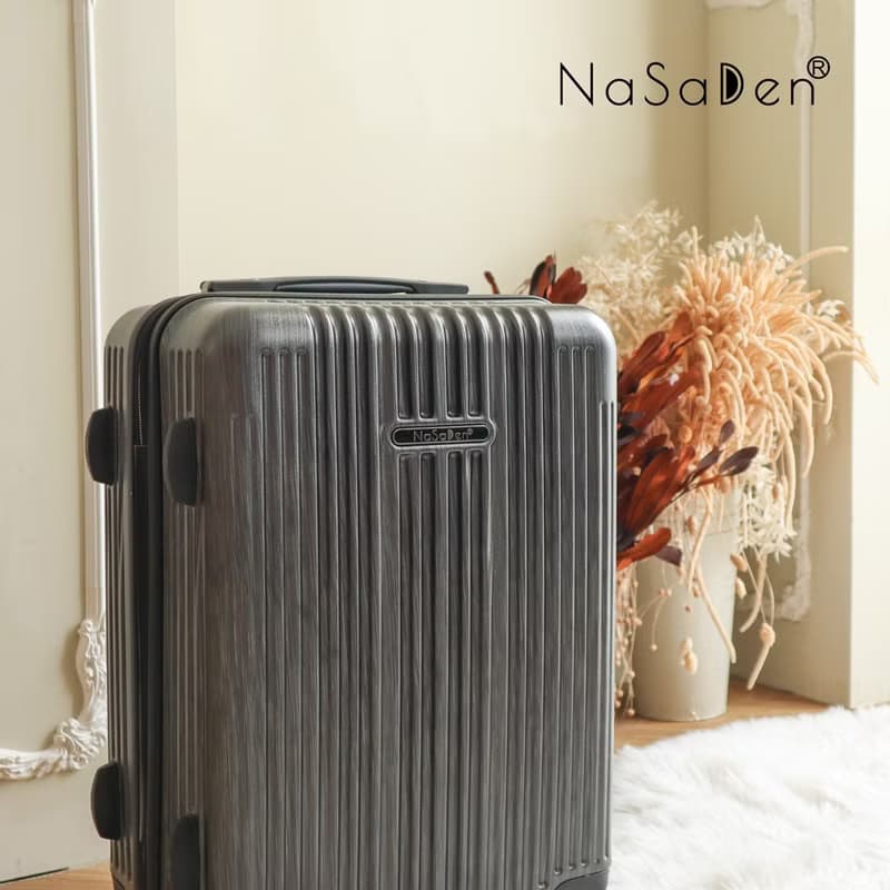 NaSaDen納莎登 26吋 新無憂【諾森黑】拉鍊行李箱