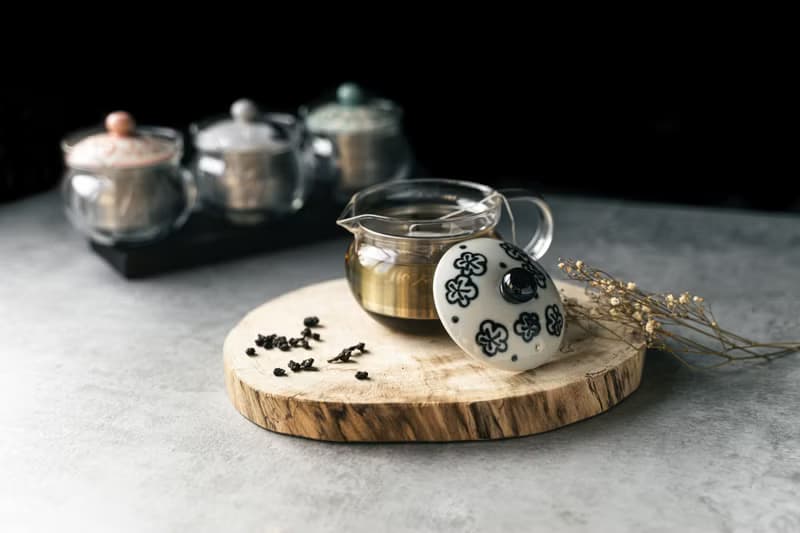 日本西海梅花不鏽鋼網耐熱玻璃茶壺(Glass Tea SS Pot PC)-375ml